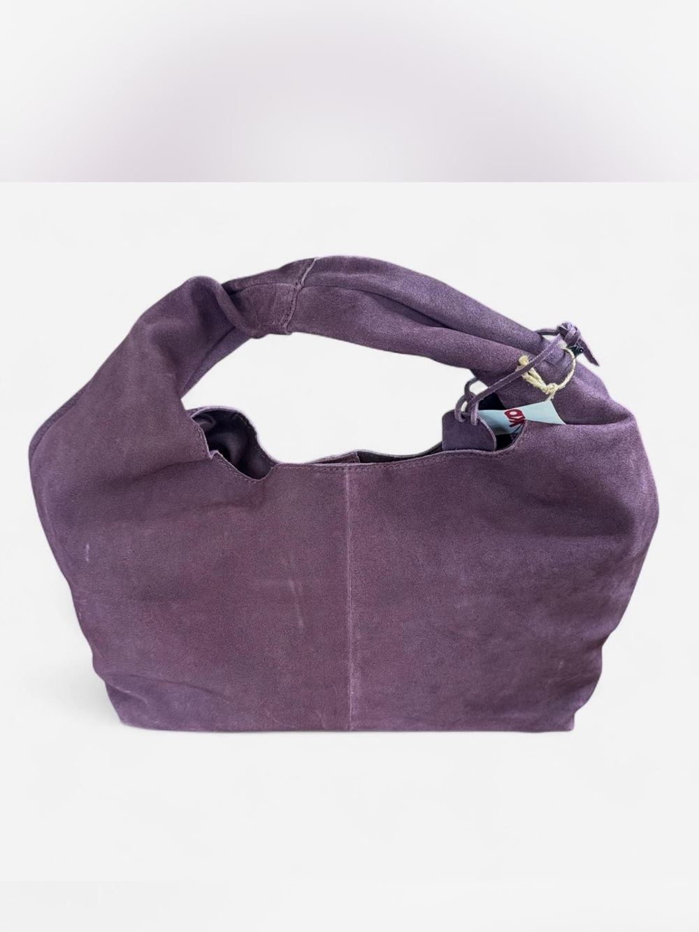 Purple Suede Hobo Bag - NWT